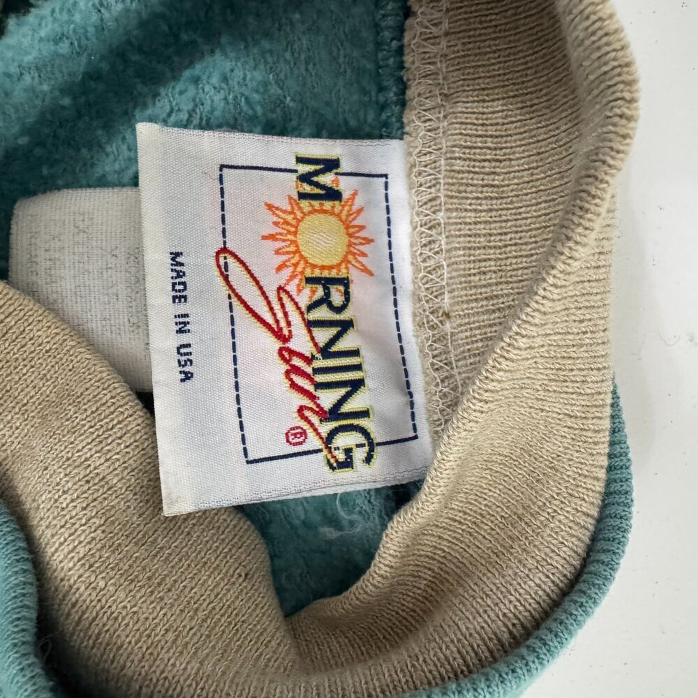 VINTAGE 80S 90S STYLE BUNNY GRAPHIC CREW NECK - Picture 3 of 9